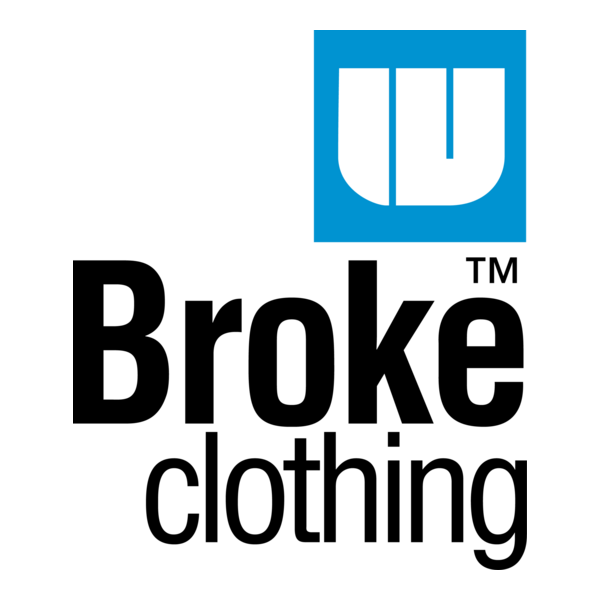 Broke Clothing Logo PNG Vector