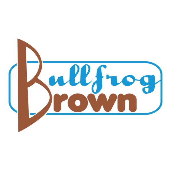 Bullfrog Brown Logo PNG Vector