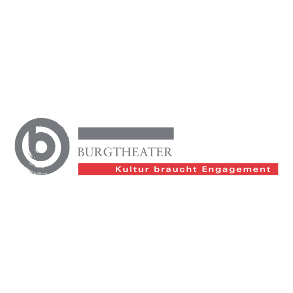 Burgtheater Kultur braucht Engagement Logo PNG Vector