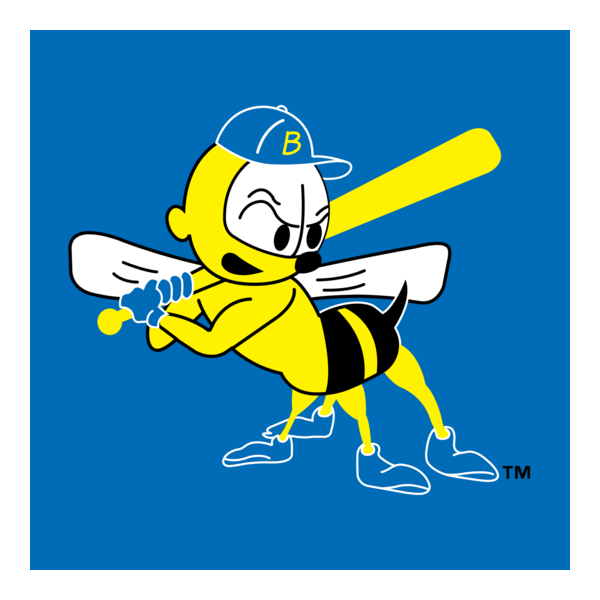 Burlington Bees Logo PNG Vector