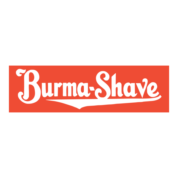 Burma Shave Logo PNG Vector