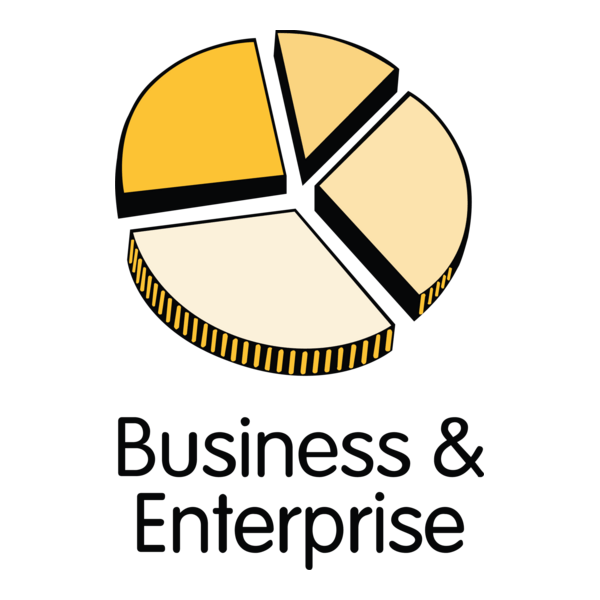 Business & Enterprise Colleges Logo PNG Vector