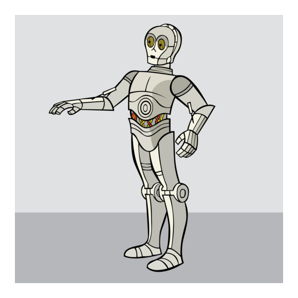 C3PO Logo PNG Vector
