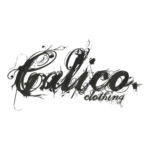 Calico Clothing Logo PNG Vector