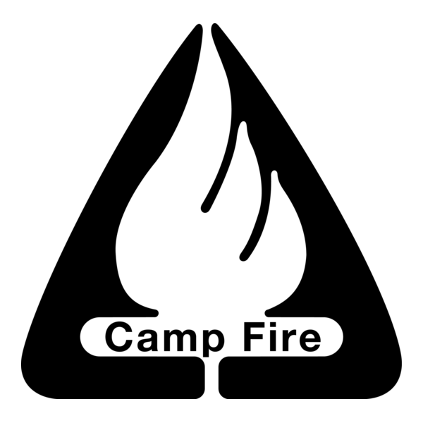 Camp Fire Logo PNG Vector