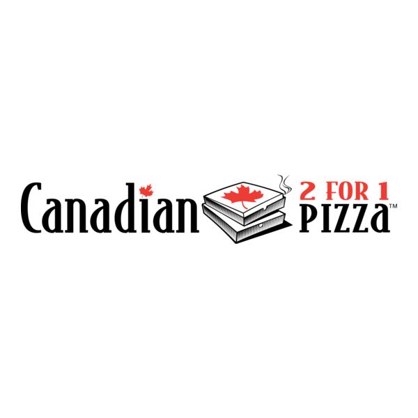 Canadian 2 for 1 Pizza Logo PNG Vector