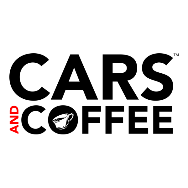 Cars and Coffee Logo PNG Vector