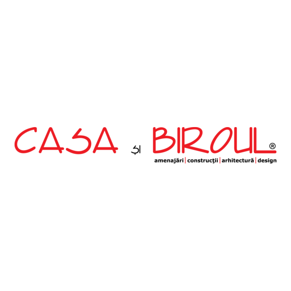 Casa si Biroul Logo PNG Vector