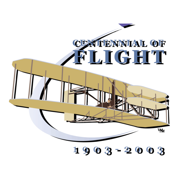 Centennial of Flight 1903-2003 Logo PNG Vector