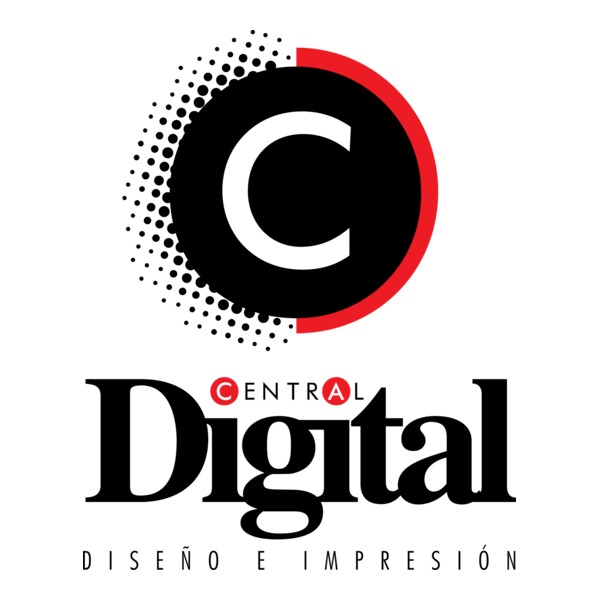 Central Digital Logo PNG Vector