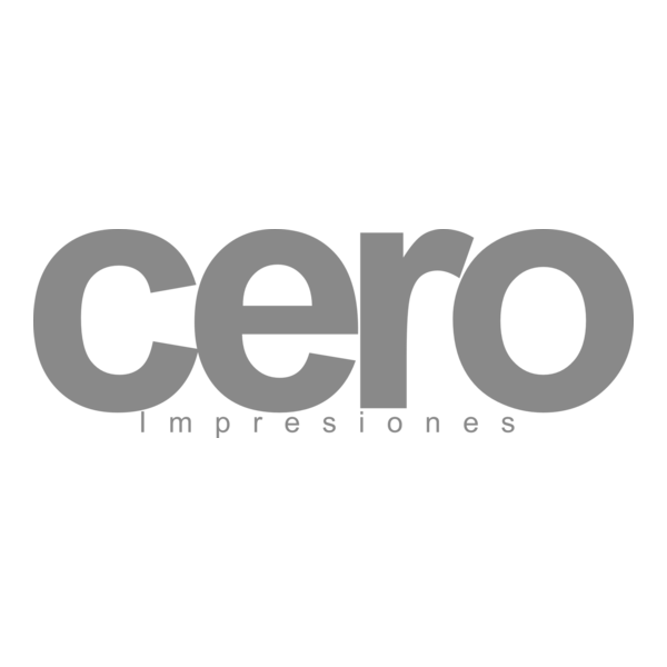 cero impresiones Logo PNG Vector