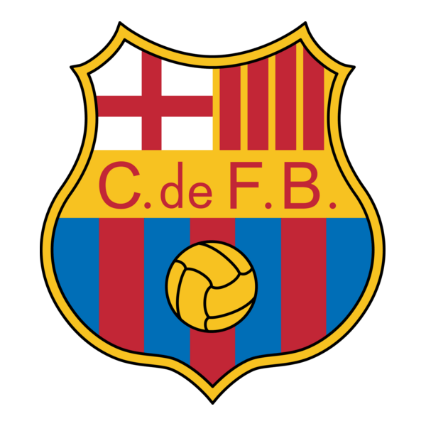 CF Barcelona 50's - 60's (old) Logo PNG Vector