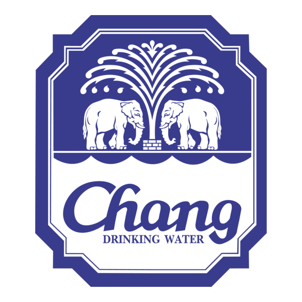 Chang Drinking Water Logo PNG Vector