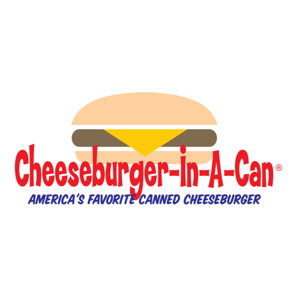 Cheeseburger In A Can Logo PNG Vector