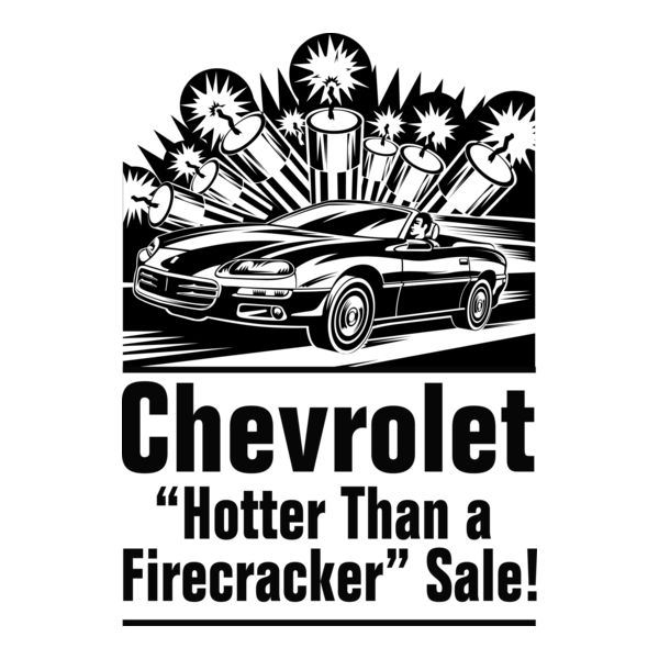 Chevrolet Firecracker Sale Logo PNG Vector