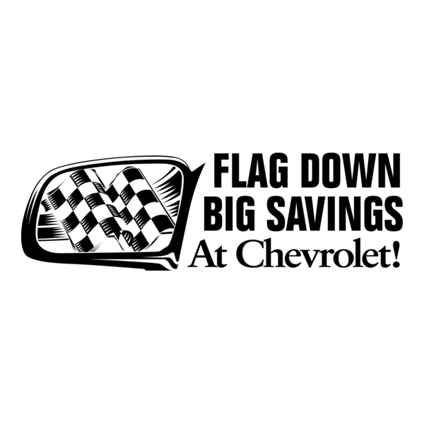 Chevrolet Flag Down Big Savings Logo PNG Vector
