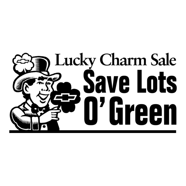 Chevrolet Lucky Charm Sale Logo PNG Vector