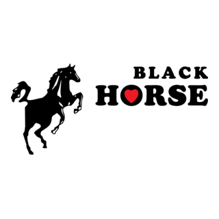 Black Horse Logo PNG Vector