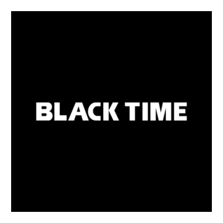 Black Time Logo PNG Vector