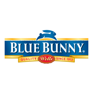 Blue Bunny Logo PNG Vector