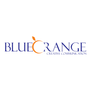 Blue Orange Creative Communication Logo PNG Vector