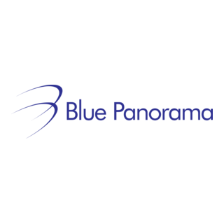 Blue Panorama Logo PNG Vector
