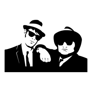 Blues Brothers B/N Logo PNG Vector