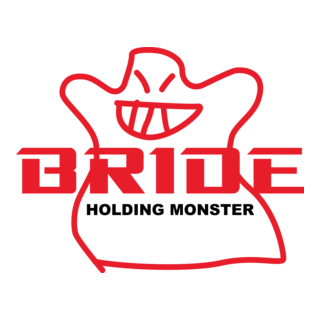 Bride Holding Monster Logo PNG Vector