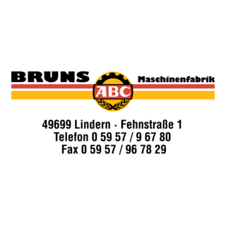 Bruns Maschinenfabrik Logo PNG Vector
