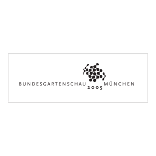 BUGA 2005 Bundesgartenschau München b/w Logo PNG Vector