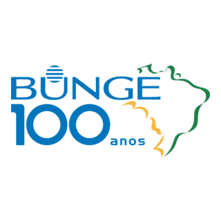 Bunge 100 anos Logo PNG Vector