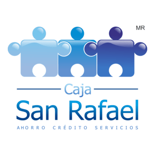 Caja San Rafael aplicacion vertical NUEVO Logo PNG Vector