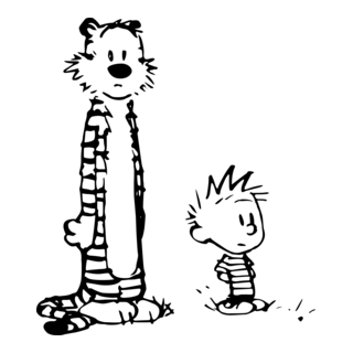 Calvin and Hobbes Logo PNG Vector