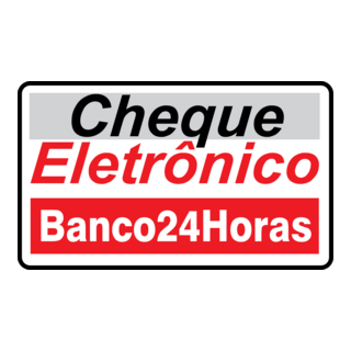 cheque eletronico Banco 24 horas Logo PNG Vector