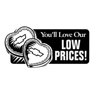 Chevrolet Low Prices Logo PNG Vector