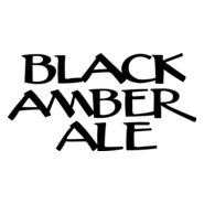 Black Amber Ale Logo PNG Vector