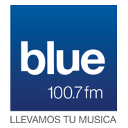 Blue 100.7 Logo PNG Vector