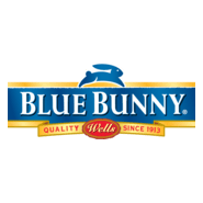 Blue Bunny Logo PNG Vector