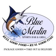 Blue Marlin Cafe Logo PNG Vector