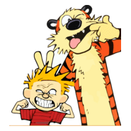 Calvin and Hobbes Logo PNG Vector