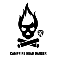 Campfire Head Logo PNG Vector