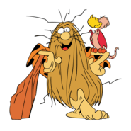 Captain Caveman Logo PNG Vector