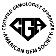 Certified Gemologist Appraiser Logo PNG Vector
