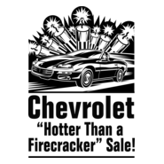 Chevrolet Firecracker Sale Logo PNG Vector
