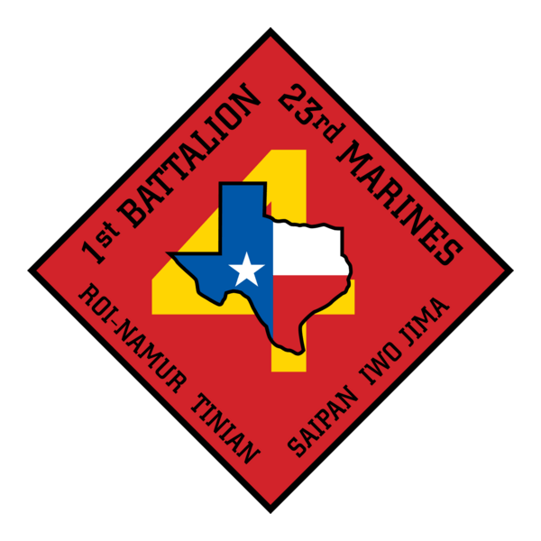 1st Battalion 23rd Marine Regiment USMCR Logo PNG Vector