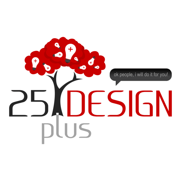 25PlusDesign Logo PNG Vector