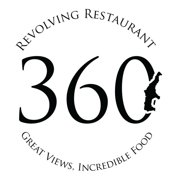360 Revolving Restaurant Logo PNG Vector