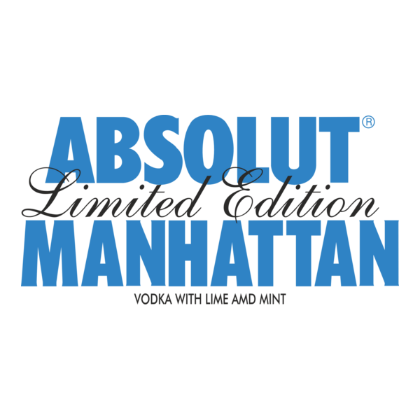 Absolut Manhattan Logo PNG Vector