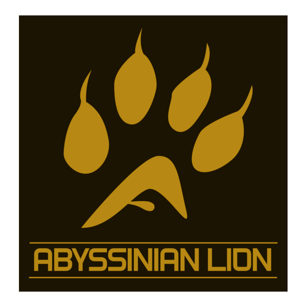 Abyssinian Lion Logo PNG Vector