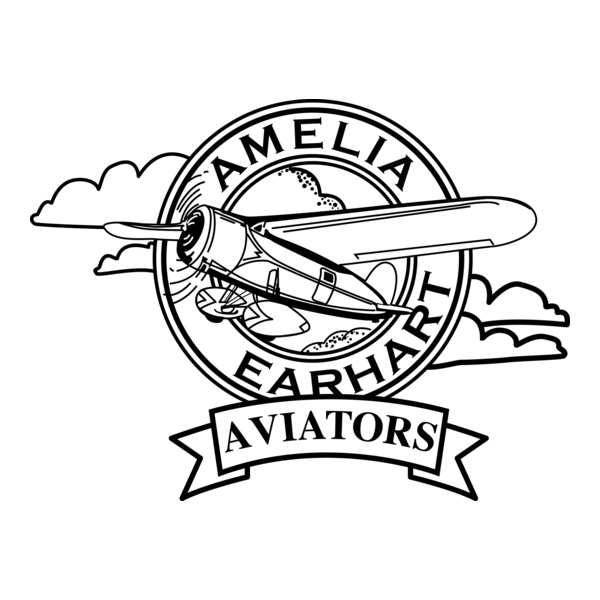 Amelia Earhart Aviators Logo PNG Vector